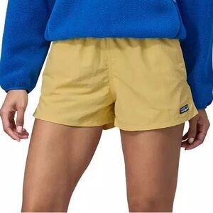 SOLD Patagonia Women's Yellow Barely Baggies Shorts